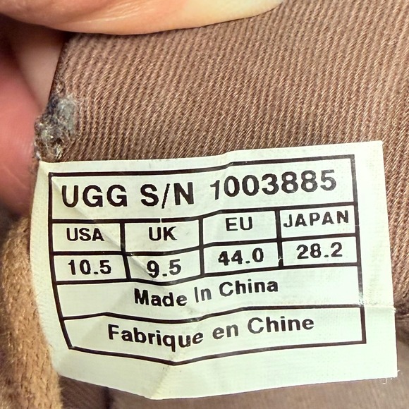 UGG Men\'s Australian Chukka 10.5 Boots Brown Leather Wool Lace‎ Up Ankle Boots main image 5